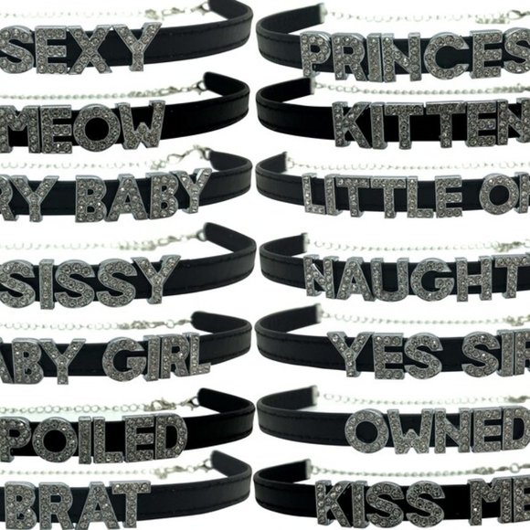 Custom Choker Kit for Personalized Customized Sexy Kawaii Princess Daddys Baby - Picture 4 of 8